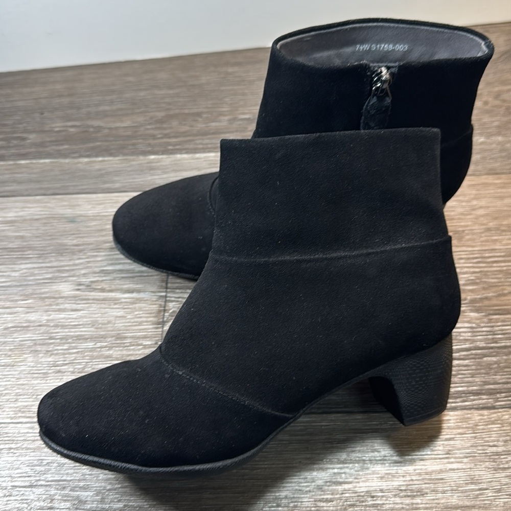 Softwalk suede leather boots woman’s size 7.5 (d175) - Picture 3 of 10